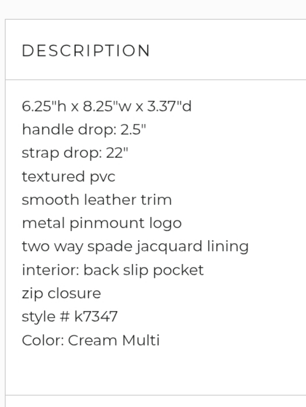 NWOT Kate Spade- Traveler Trunk Crossbody Bag (Cream-Multi 🤍💚) - Picture 5 of 9